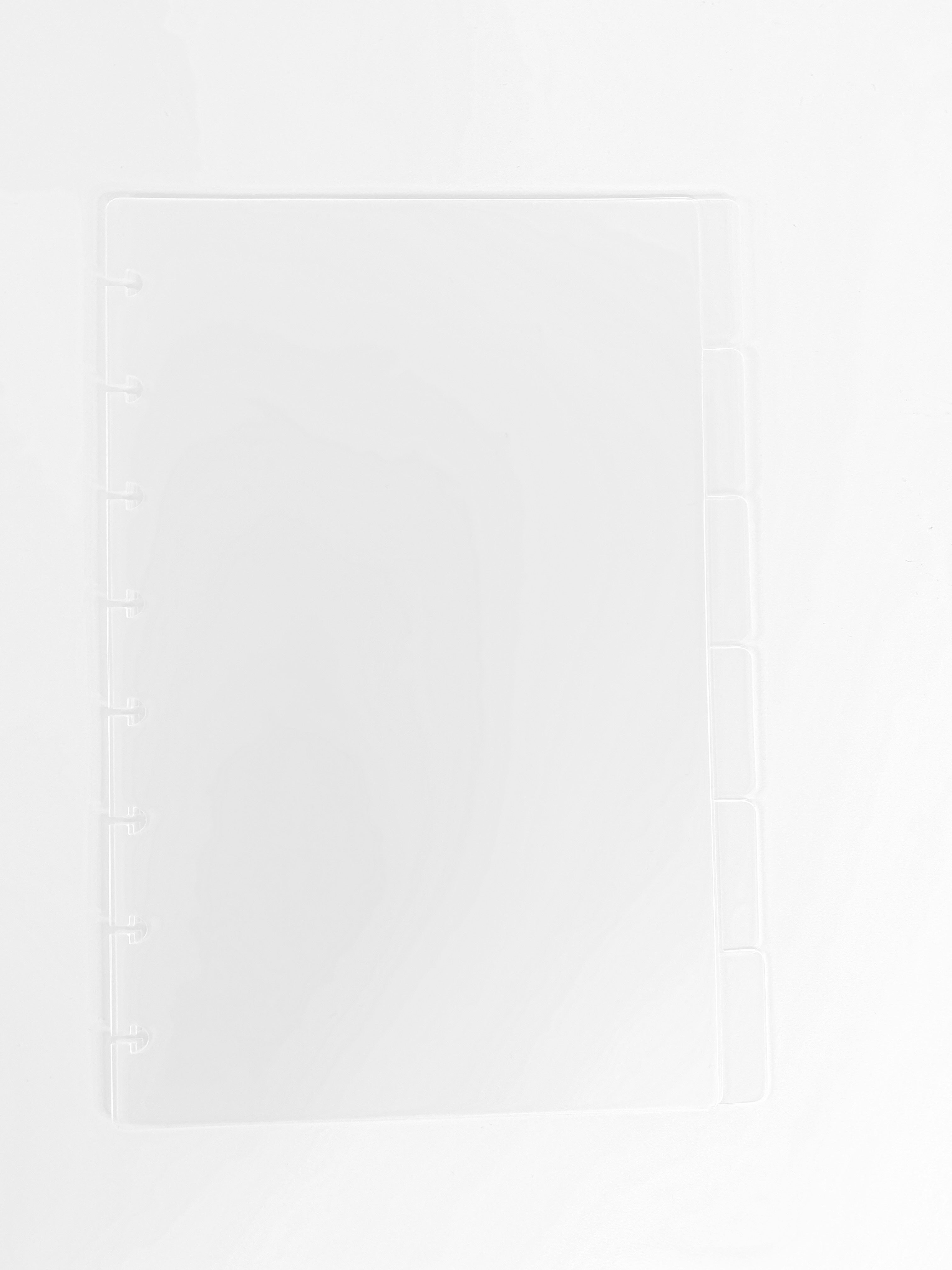 DS01 - Blank Side Tab Journal Dividers | Frosted